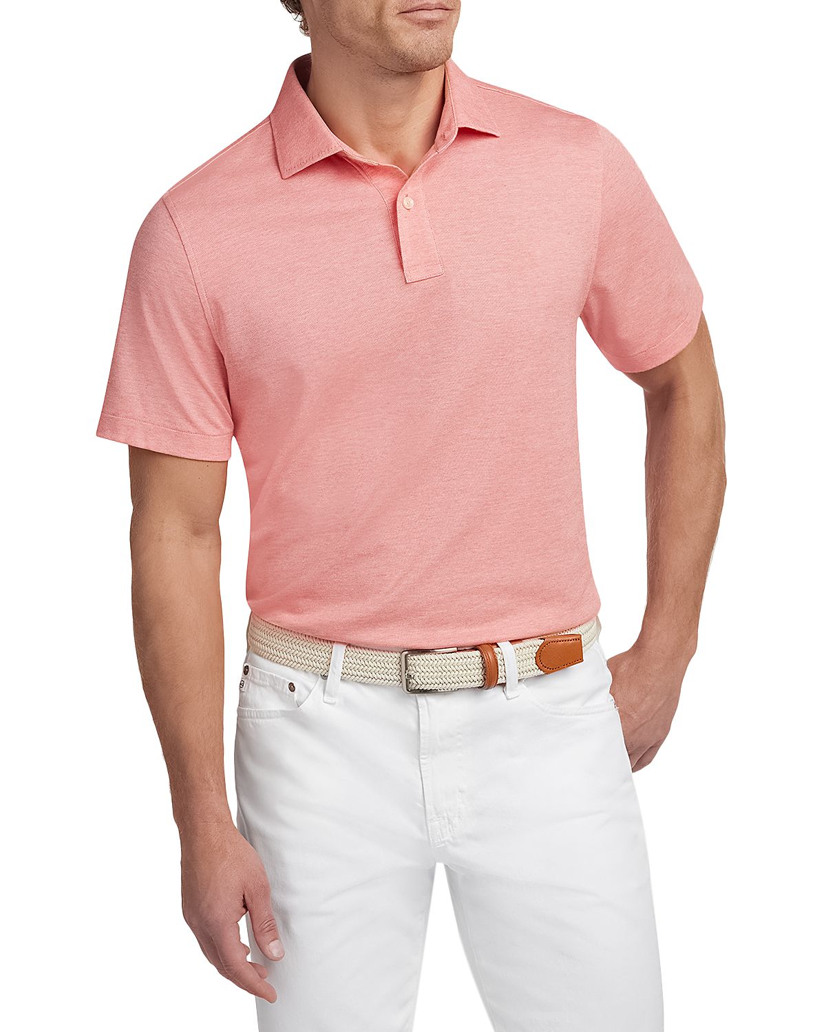 David Donahue Connery Cotton Polo Shirt
