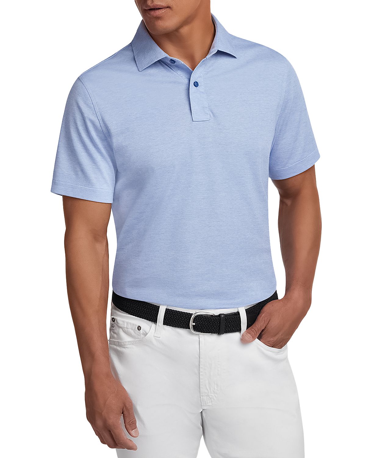 David Donahue Connery Cotton Polo Shirt