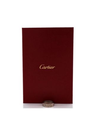 Love Band Ring 18K White Gold