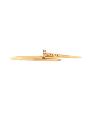 Small Juste un Clou Bracelet 18K Gold with Diamonds