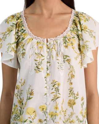 Odette Flutter Sleeve Blouse