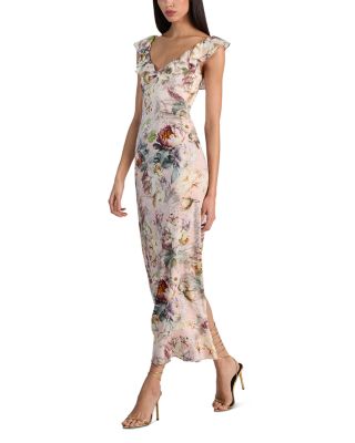 Gemma Ruffled Midi Dress