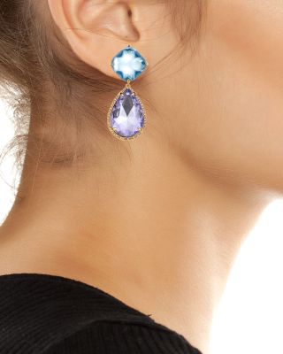 Candy Gemstone Drop Earrings