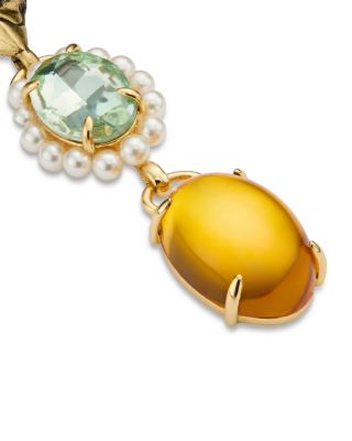 Candy Gemstone Signature Eagle Mismatch Statement Earrings