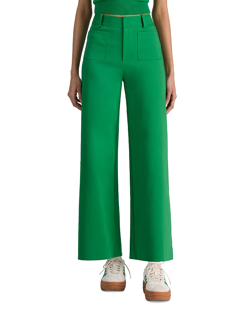 Alice and Olivia Zoe High Rise Wide Leg Pants