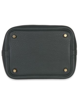 Picotin Lock Leather Handbag