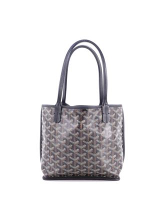 Mini Anjou Reversible Tote Coated Canvas