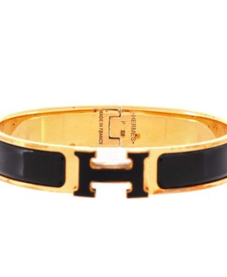 Narrow Clic H Bracelet Enamel