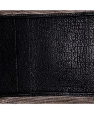 36 Garden Party Tote Toile and Leather