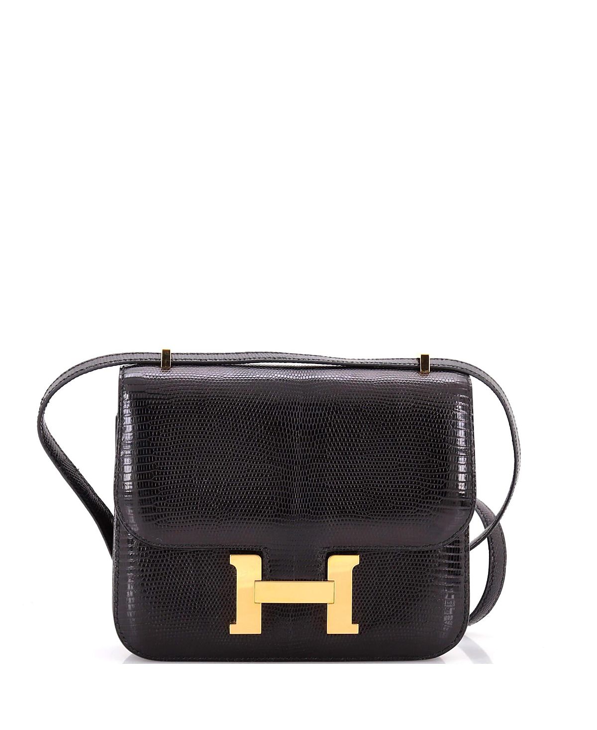 Pre-Owned HERMES 18 Constance Nm Bag Lizard