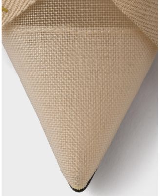 Women's Mesh Fabric Slingback Pumps