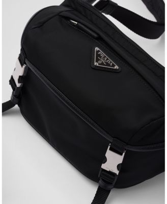 Re-Nylon and Saffiano Leather Shoulder Bag