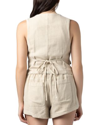 Cotton Linen Vest