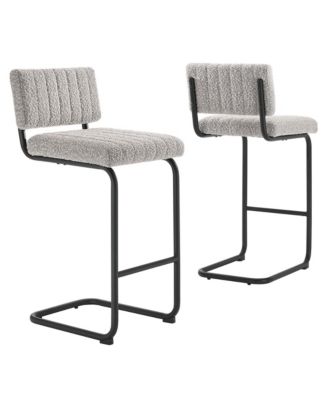  Parity Boucle Counter Stools Set of 2
