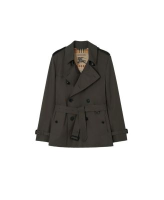 Extra-short Tropical Gabardine Kensington Trench Coat