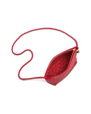Signature Woven Leather Crossbody Bag