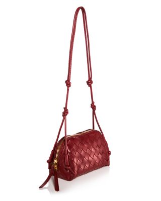 Concert Pouch Intrecciato Leather Shoulder Bag