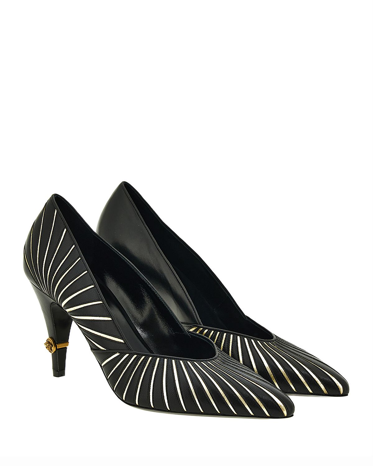 Versace Women's Leather Pointed Pumps