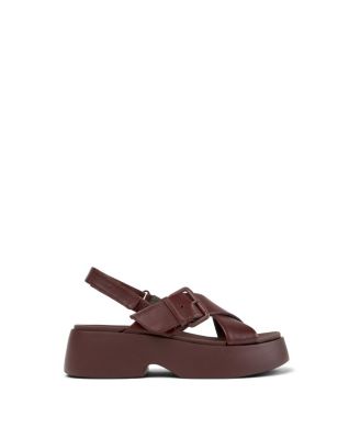  Women's Tasha Leather X-Strap Sandal