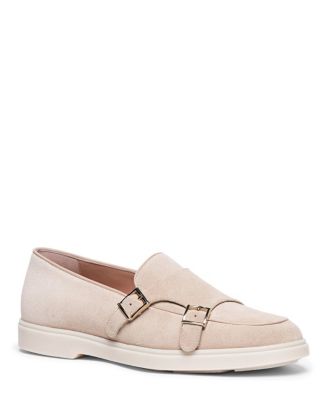  Women's Suede Double-Buckle Loafer