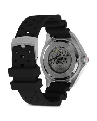 Deepwater Meridian 200 Automatic HNBR Rubber Strap Watch, 44mm