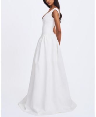  Siena Satin Sweetheart Wedding Gown