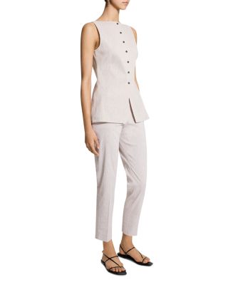 Boat Neck Sleeveless Top