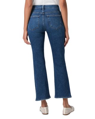 Mason Mid Rise Crop Bootcut Jeans in Toulouse