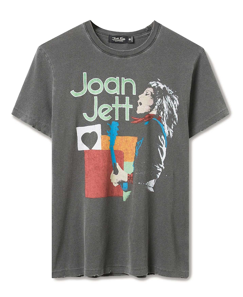 Junk Food Clothing Women's Joan Jett Cherry Bomb Vintage Tee