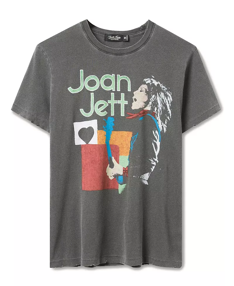 Junk Food Clothing Women's Joan Jett Cherry Bomb Vintage Tee