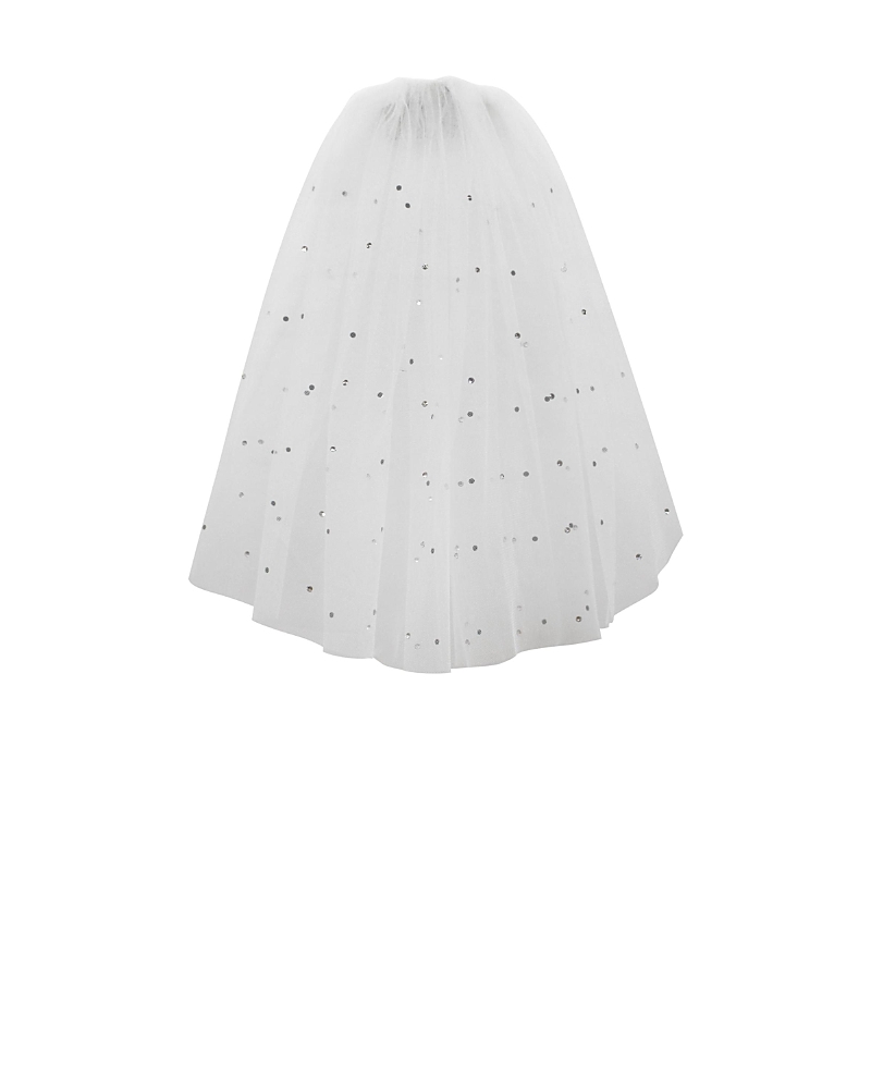 Miss Circle Sparkling Short Wedding Veil
