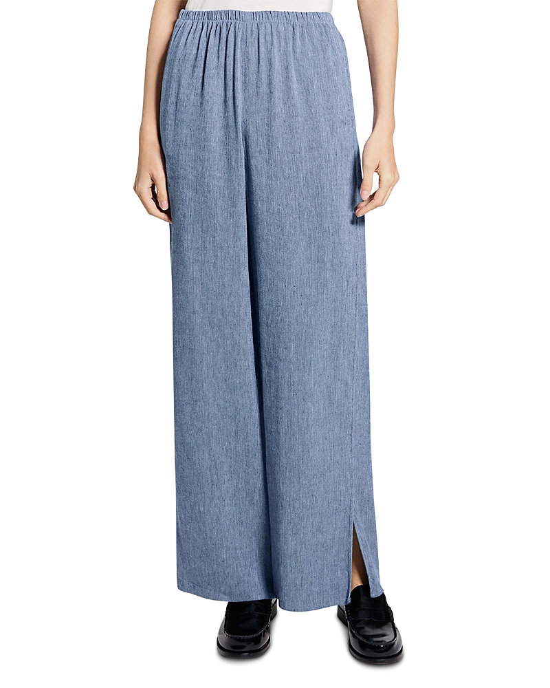 THEORY SPLIT HEM PULL ON PANTS