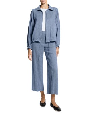 Ruffled Denim Jacket