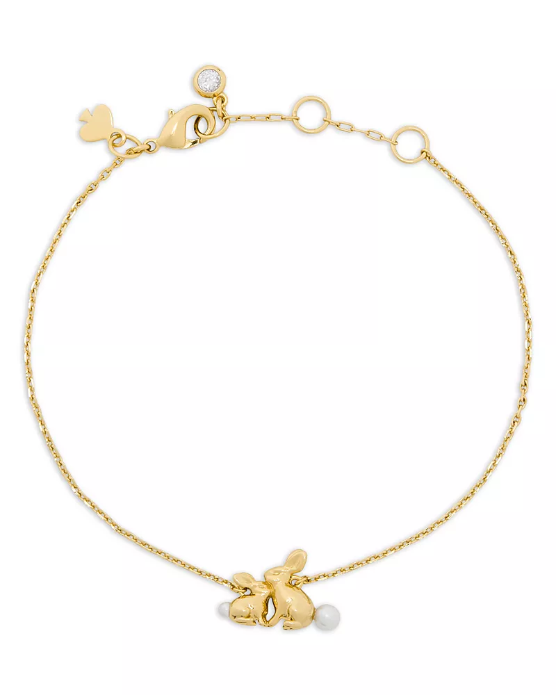 kate spade new york Love You, Mom Bunny Bracelet