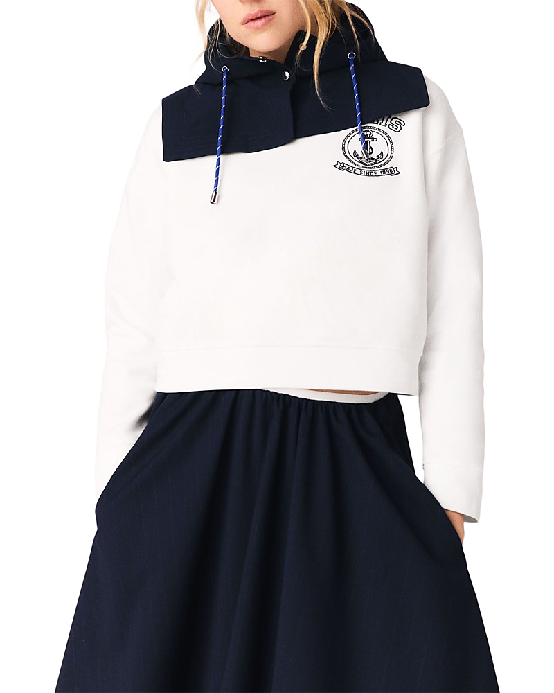 Maje Sailor Print Sweatshirt