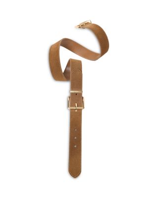 Women's Double Buckle Suede Belt