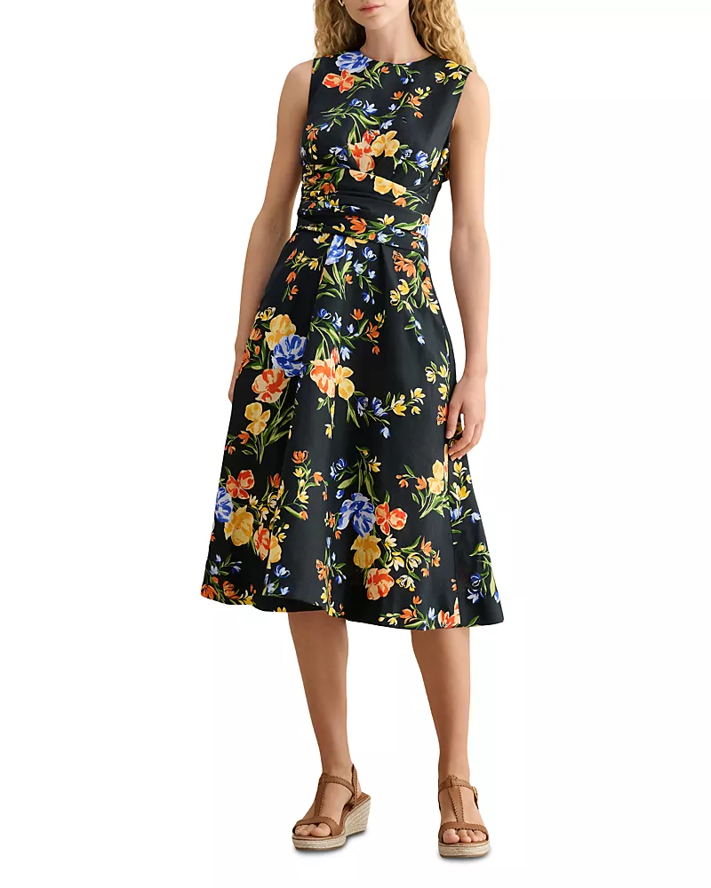 Hobbs London Petite Twitchill Linen Dress