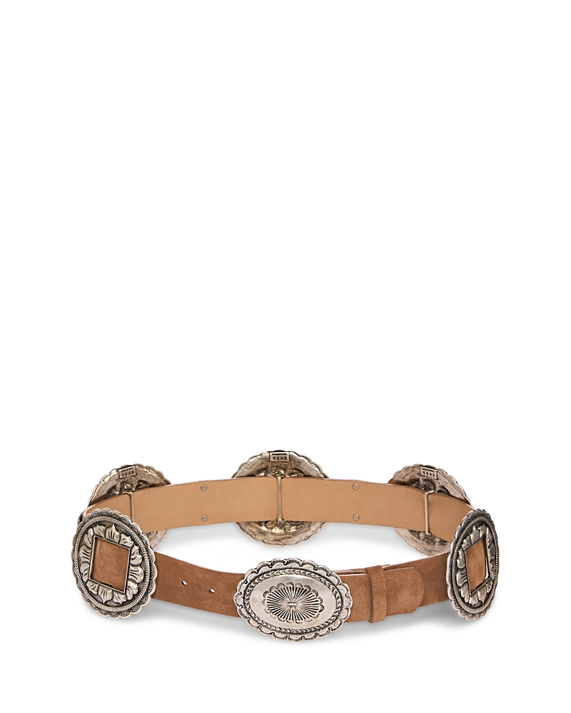 L'Agence Women's Austin Concho Medallion Belt