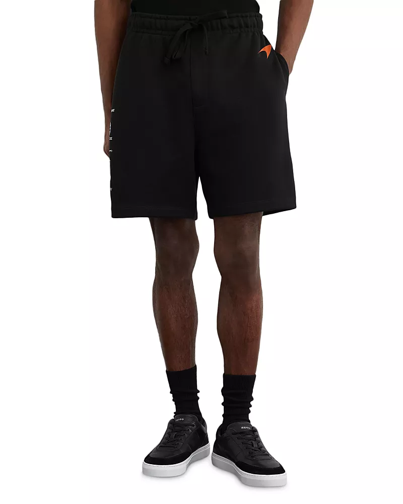 Reiss Motorsport Relaxed Fit 18.5 Drawstring Shorts