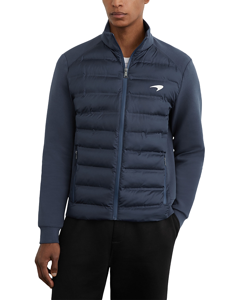 Reiss McLaren Regular Fit Quilted Logo Jacket