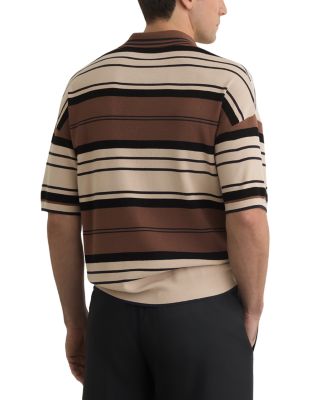 Relaxed Fit Stripe Polo Shirt