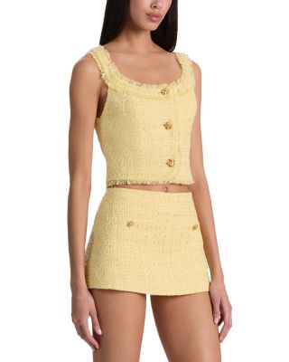 Shila Tweed Cropped Top