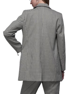  The Empower Zipper Double Breasted Blazer