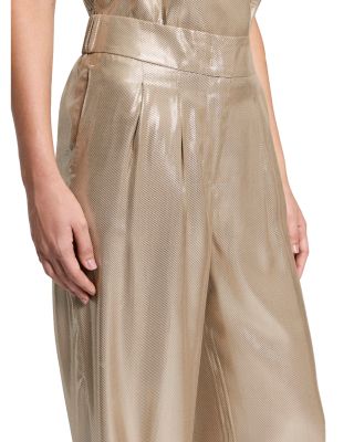 Pleated Palazzo Trousers