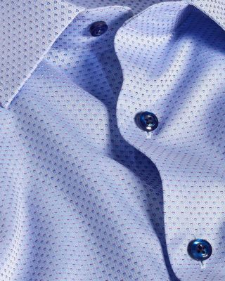 Trim Fit Textured Dobby Dress Shirt