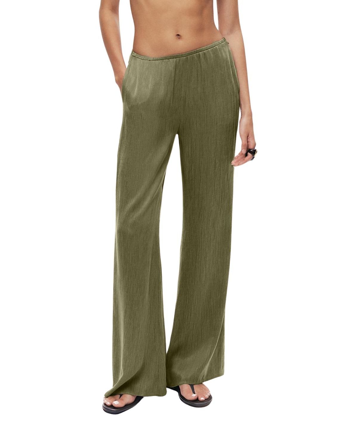 Nocturne Relaxed Straight-Leg Pants