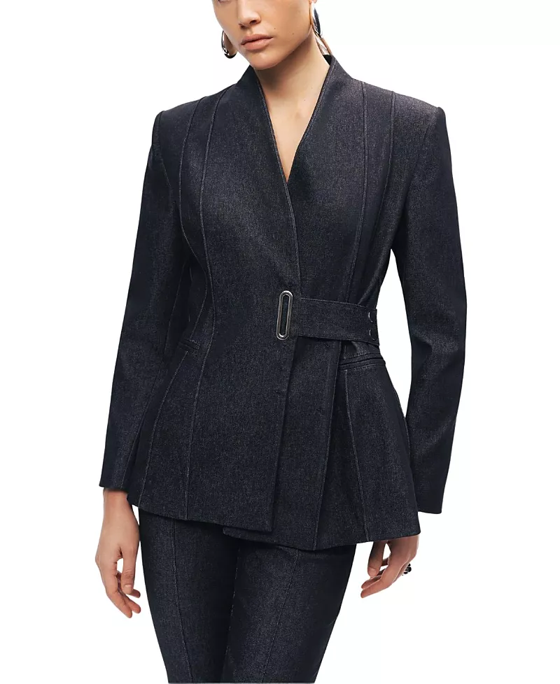 Nocturne Belted Tailored Blazer
