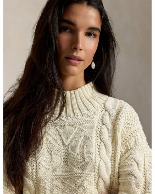 Yankees Mock Neck Sweater