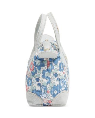 Mini Printed Cotton Pouchette Crossbody Bag