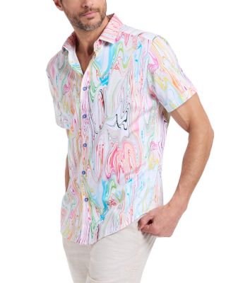 Bellenden Paint Swirl Woven Shirt